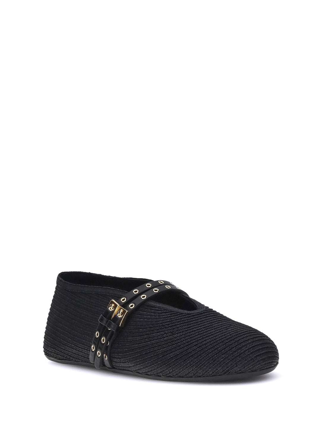 ALAIA 36 raffia ballerinas