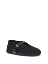 ALAIA 36 raffia ballerinas