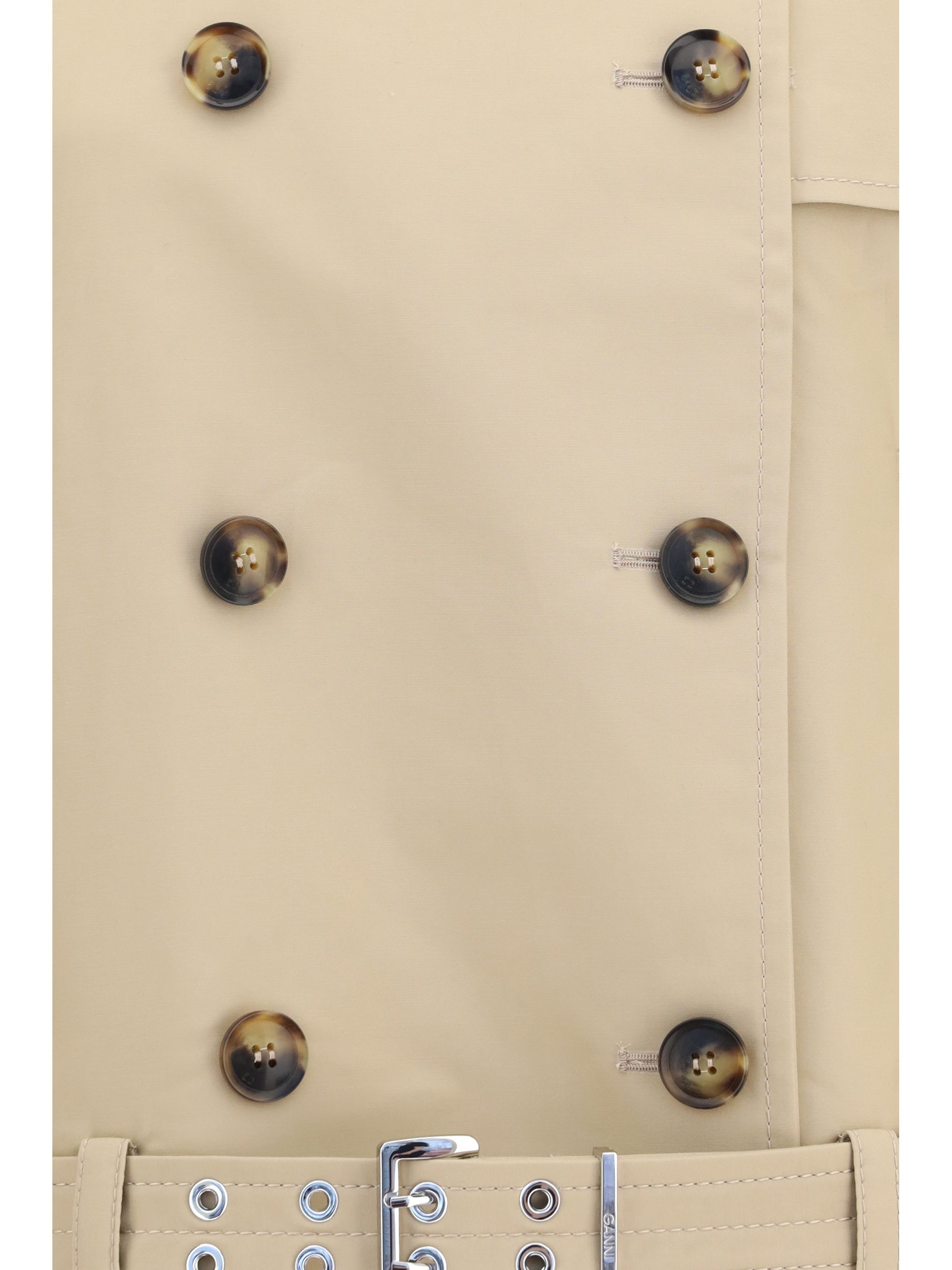double-breasted belted jacket