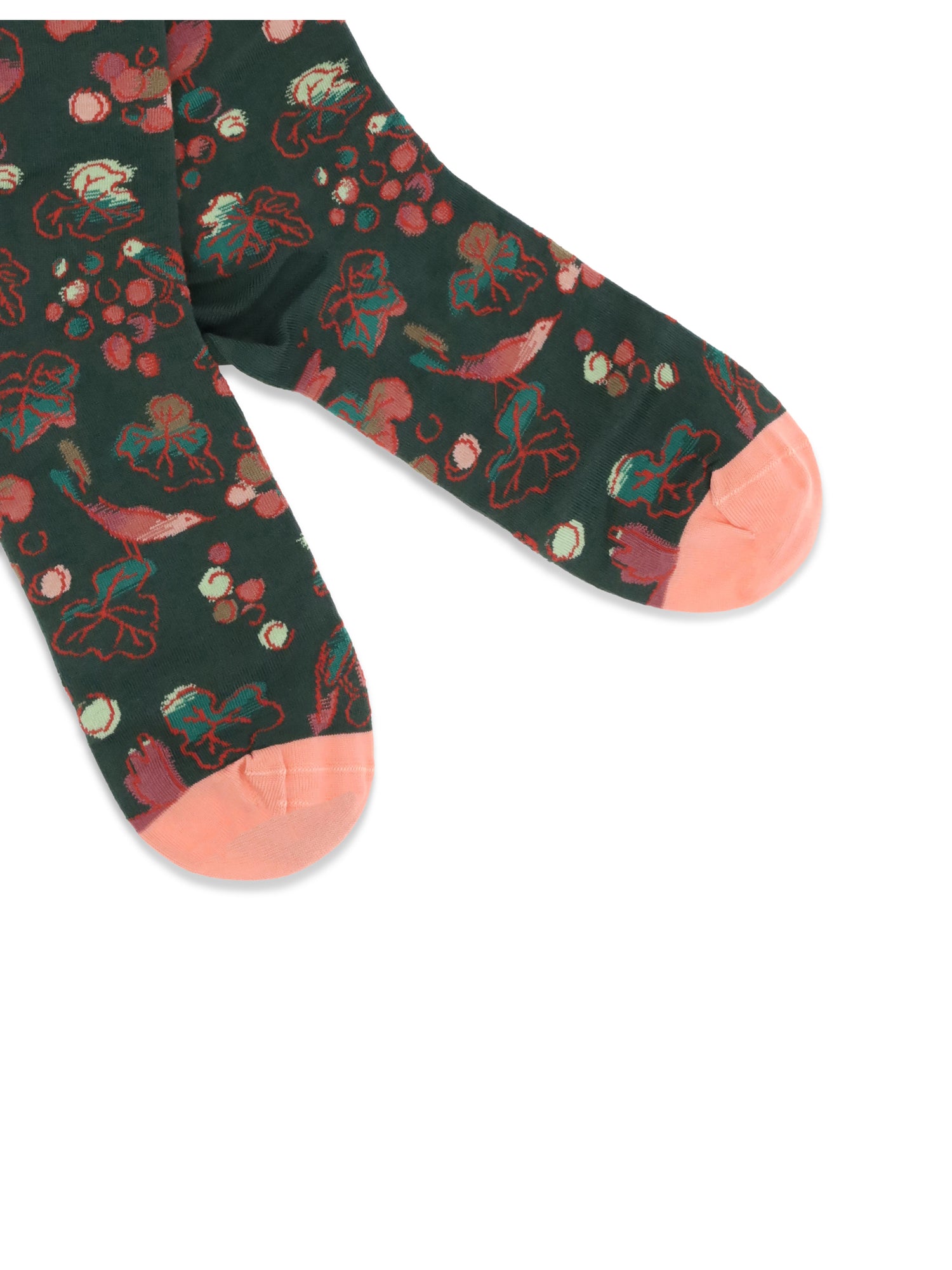 BONNE MAISON 36-38 nature-inspired pattern socks