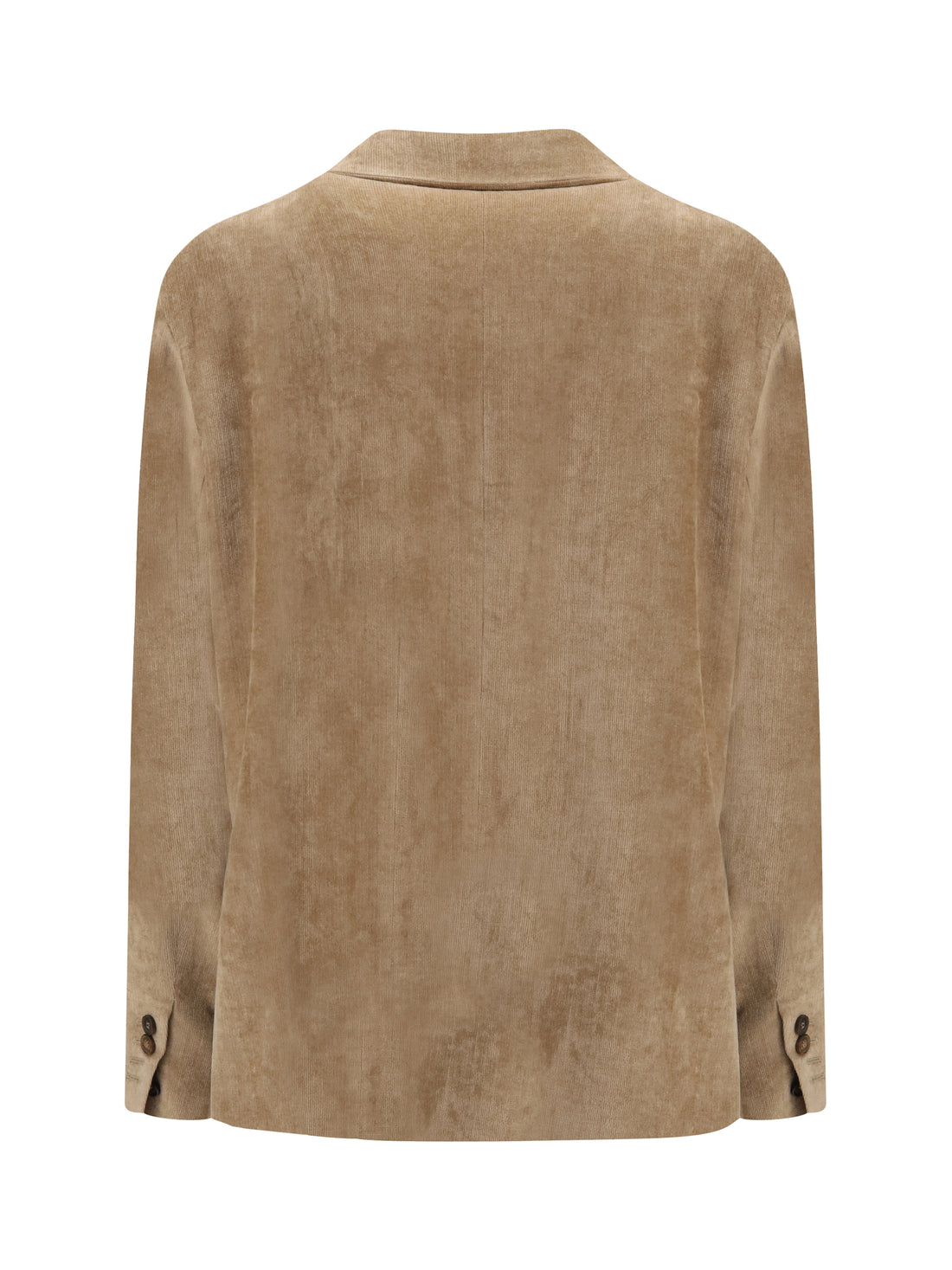 BRUNELLO CUCINELLI 38 fluid corduroy jacket with monile