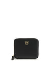 leather zip-around wallet