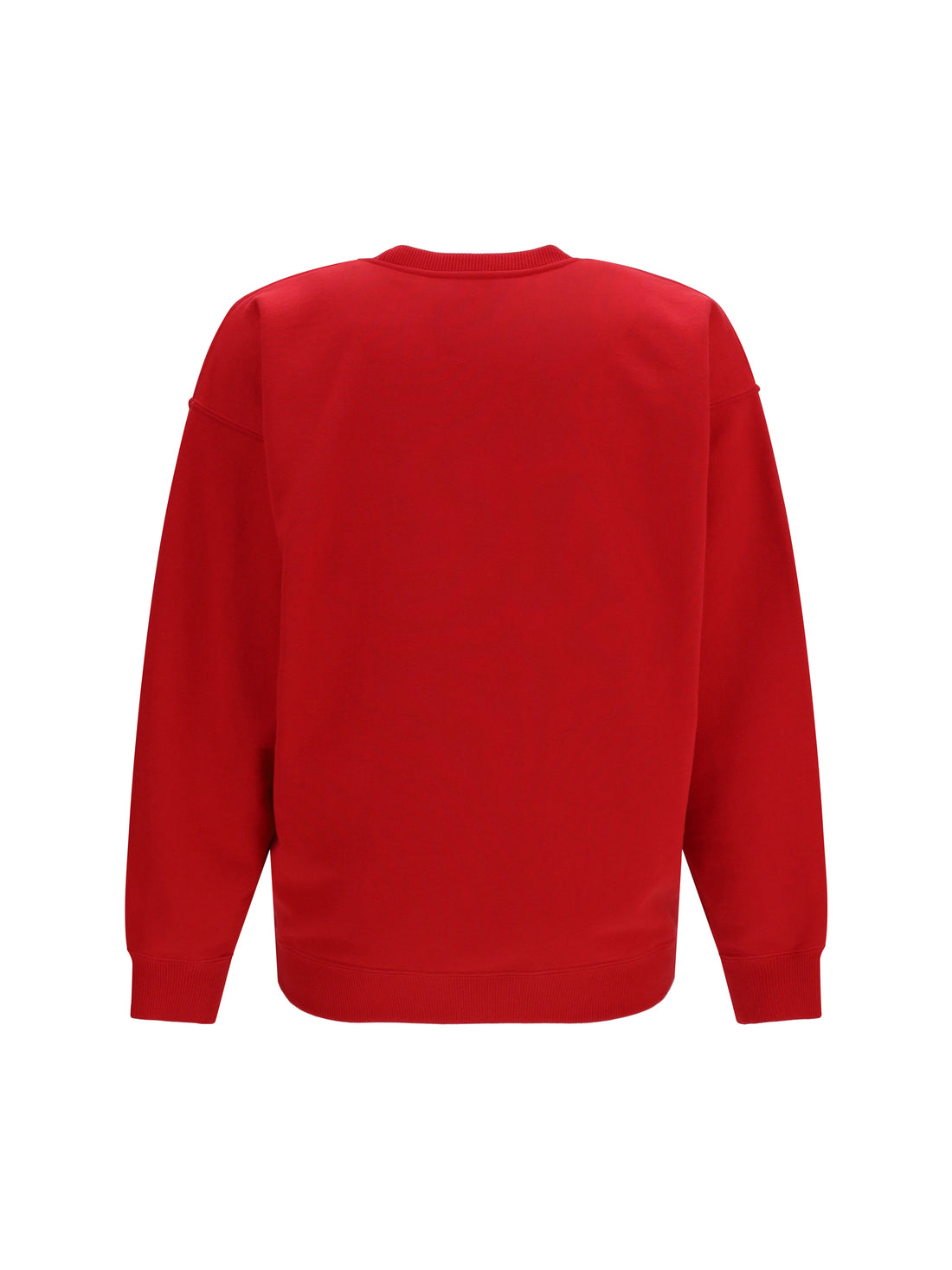 SAINT LAURENT M cotton crewneck sweatshirt with saint laurent paris embroidery