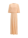 bouquet jacquard long dress