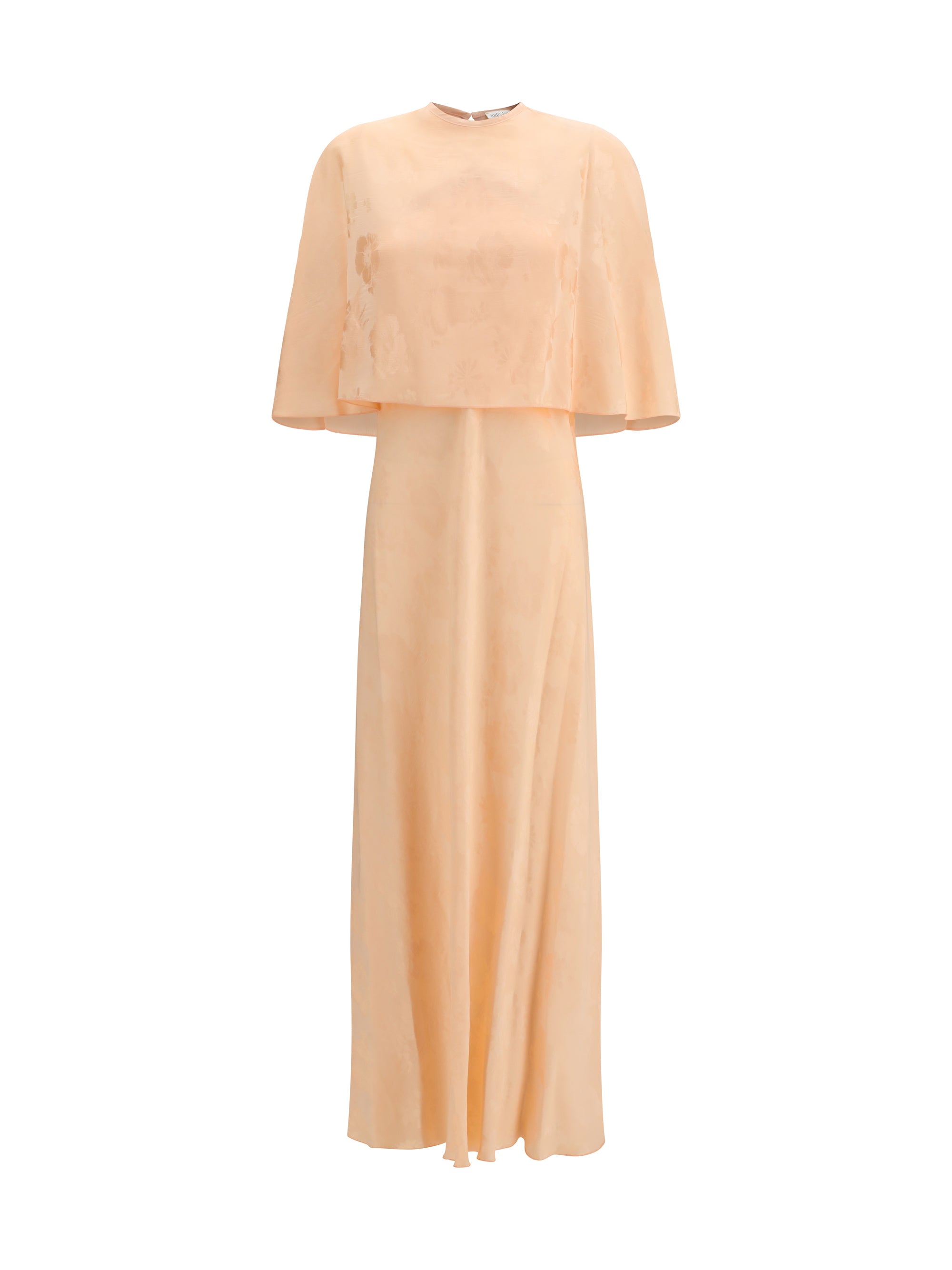 bouquet jacquard long dress