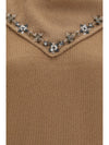cashmere sweater with jewel scarf