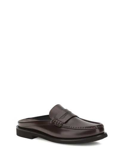 BRUNELLO CUCINELLI 40 sabot loafers