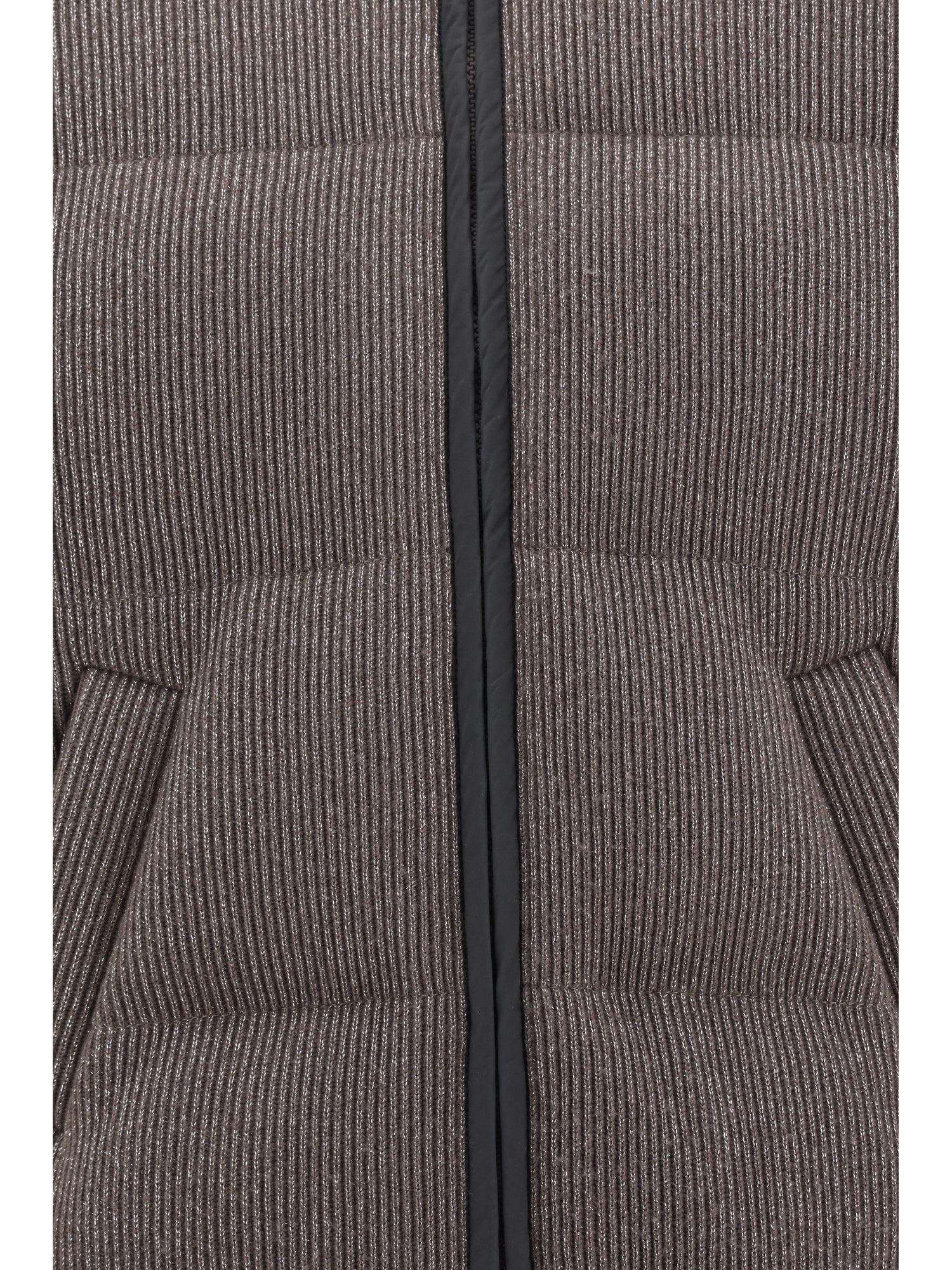 BRUNELLO CUCINELLI 44 lurex down jacket