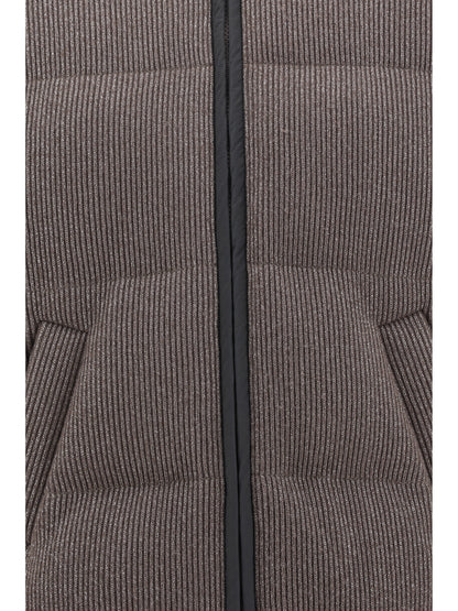 BRUNELLO CUCINELLI 44 lurex down jacket