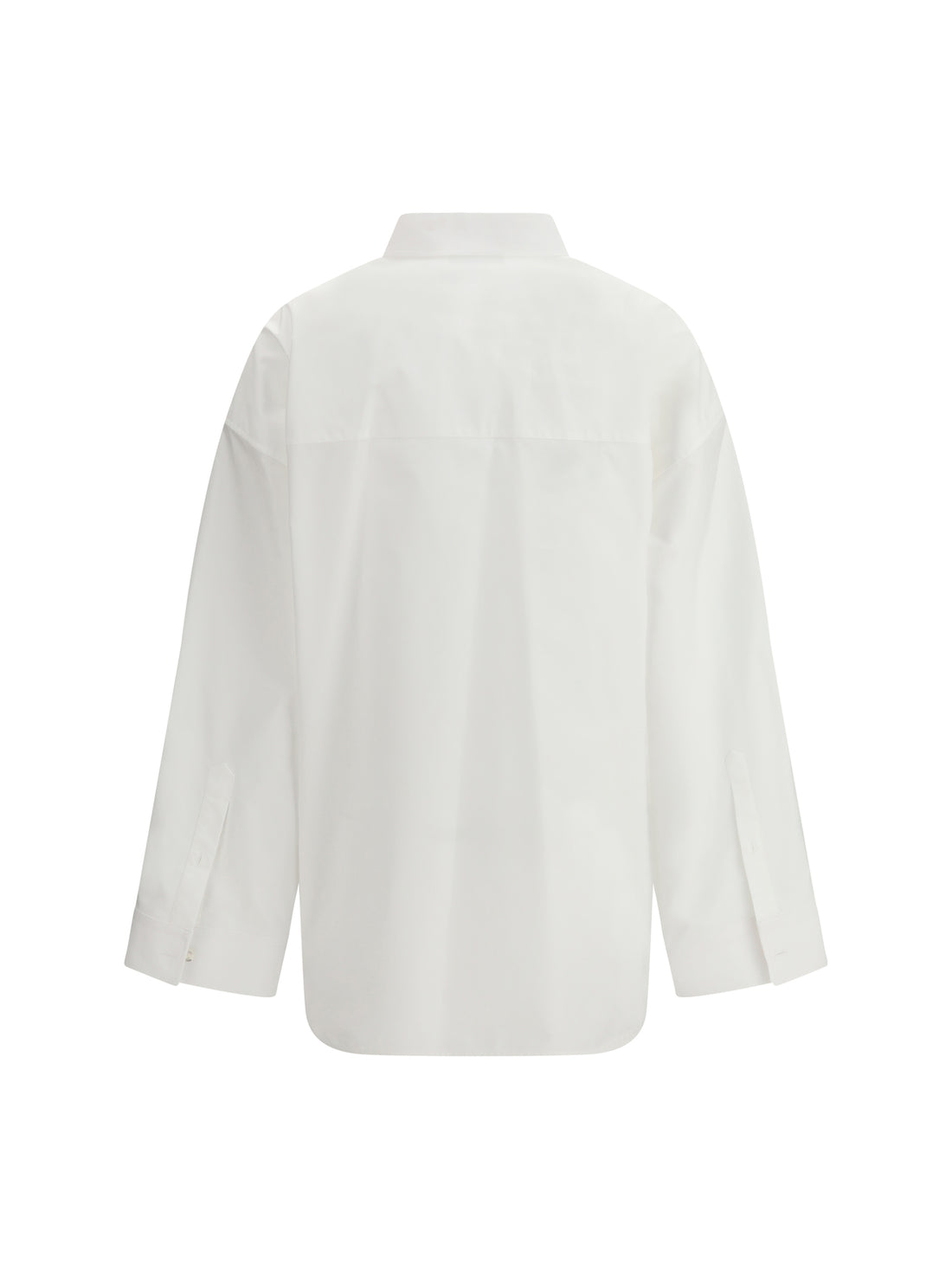BALENCIAGA 36 lace-up cotton shirt