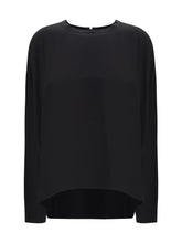 TOTEME 34 boxy satin top