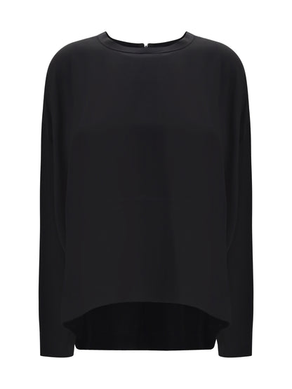 TOTEME 34 boxy satin top