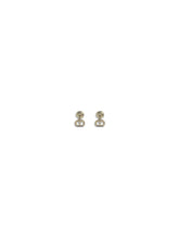 VALENTINO GARAVANI OS signature vlogo earrings with swarovski® crystals