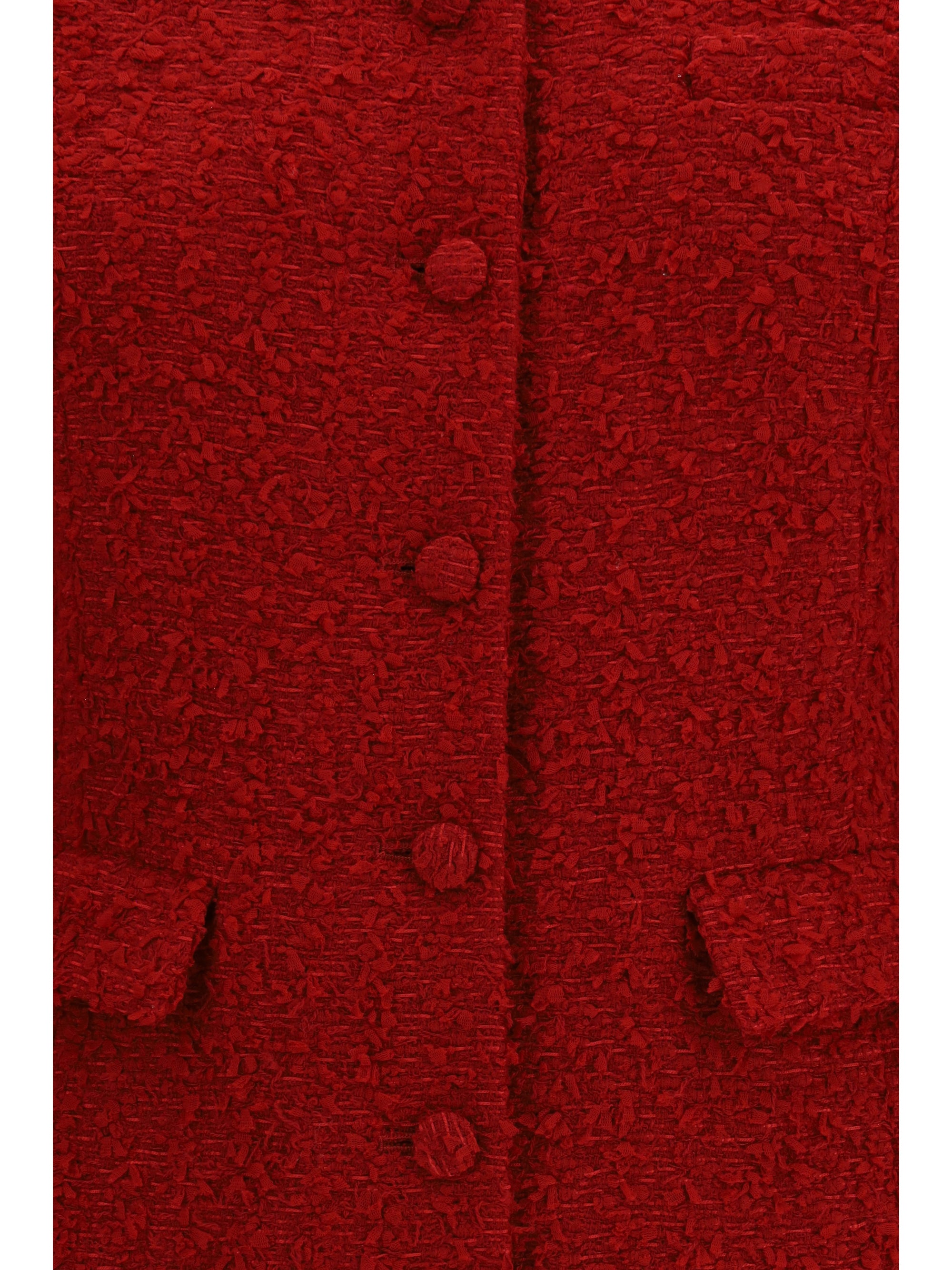 short bouclé dress