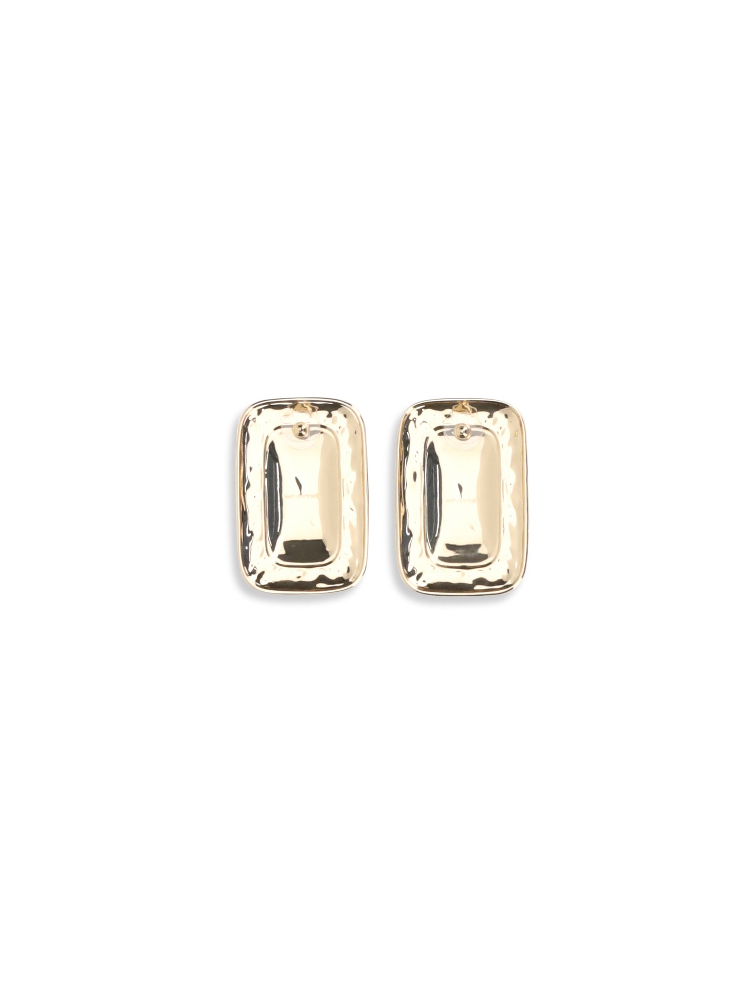 SELF-PORTRAIT OS mottled gold earrings