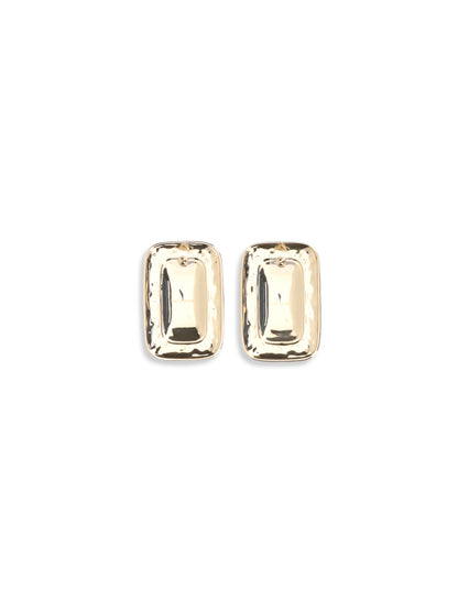 SELF-PORTRAIT OS mottled gold earrings