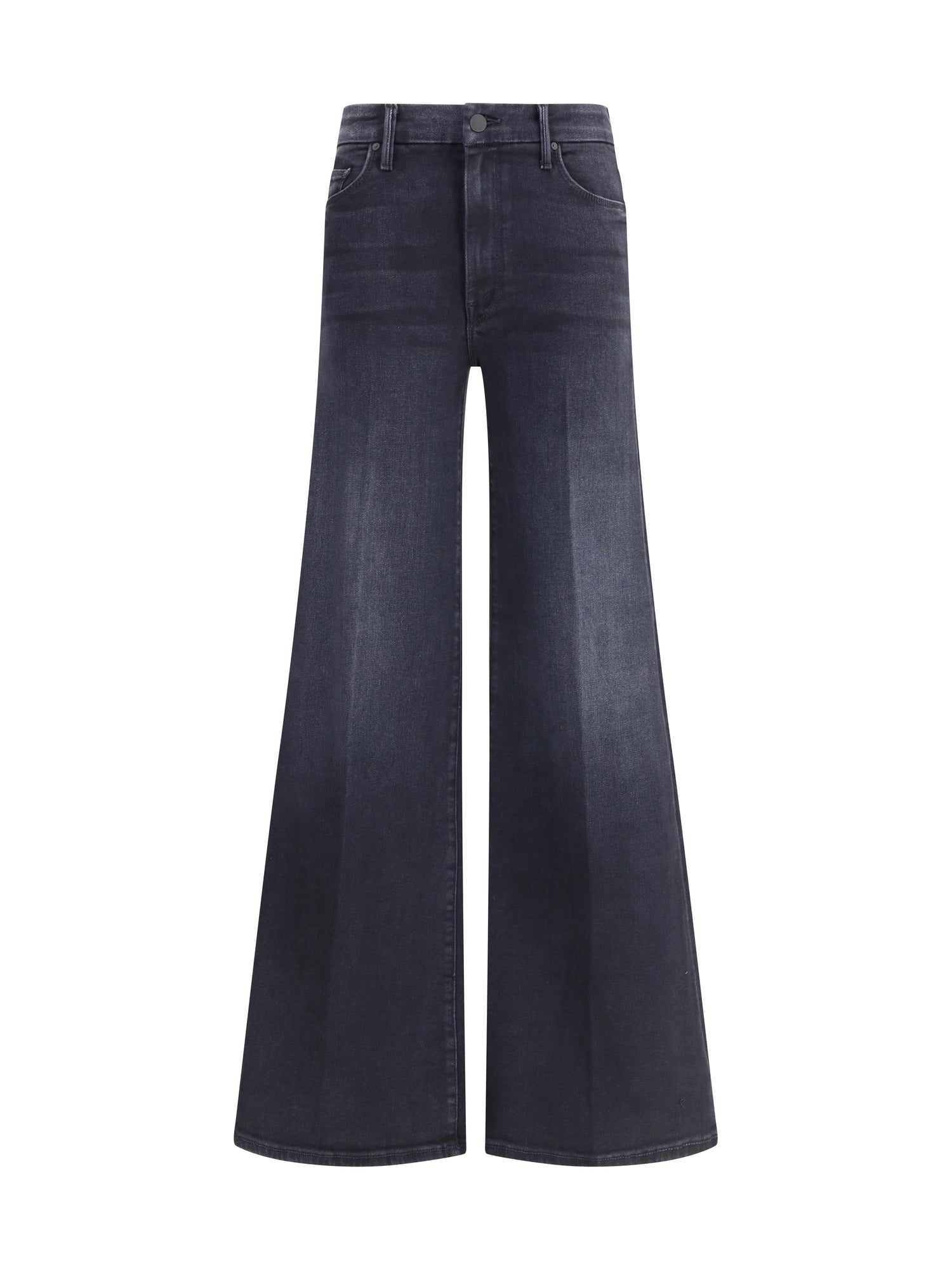 MOTHER DENIM 24 wide leg stretch cotton jeans