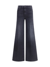 MOTHER DENIM 24 wide leg stretch cotton jeans