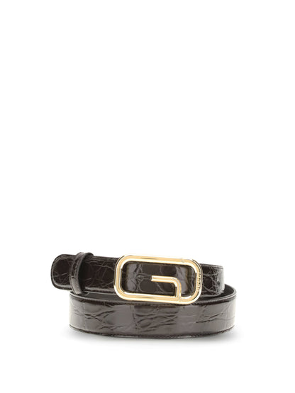 GUCCI 75 reversible belt featuring a g square buckle 