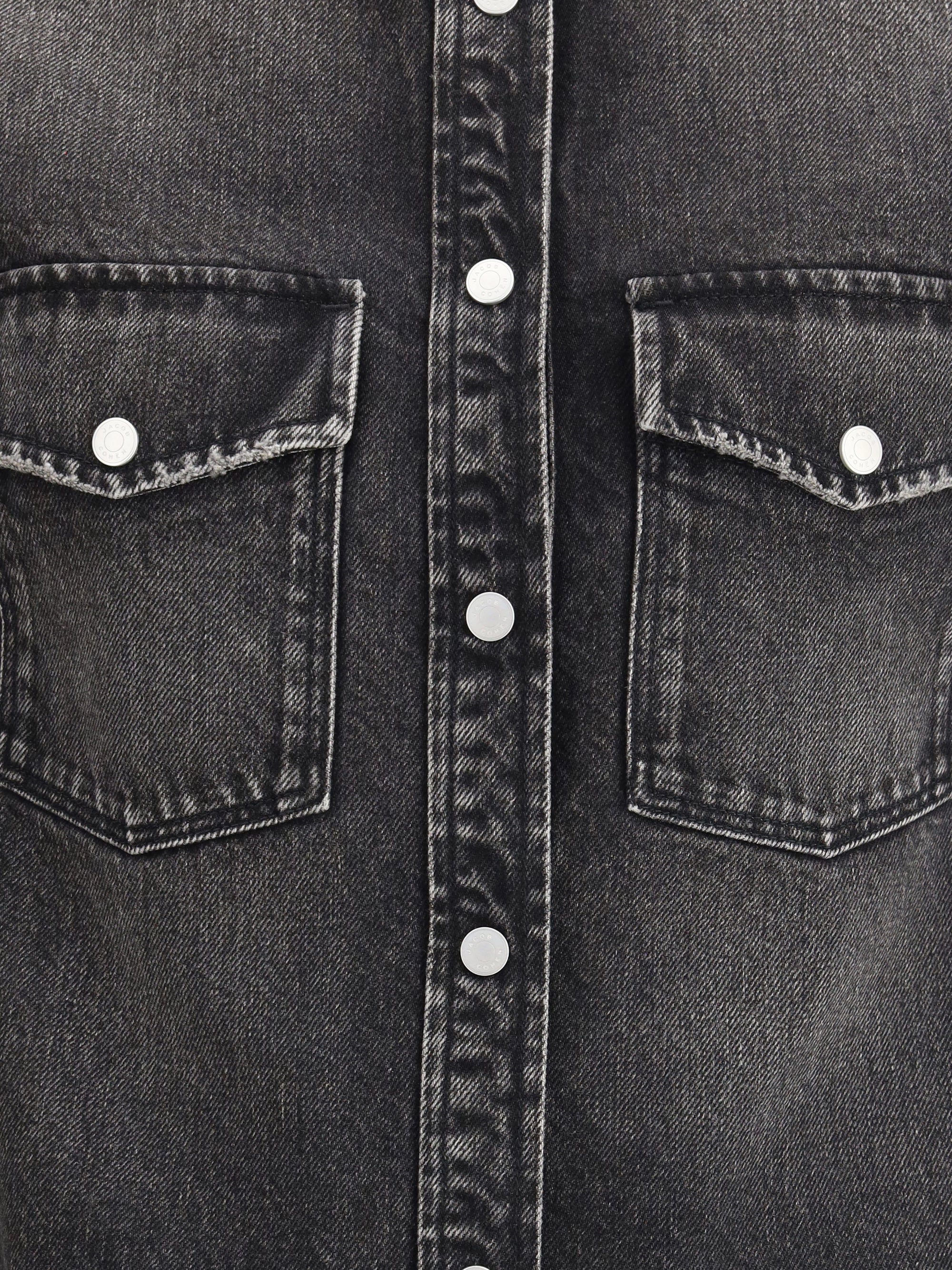 JACOB COHEN 42 western shirt in cotton and lyocell denim