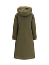 padded best cotton long parka