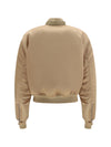 satin aviator bomber jacket