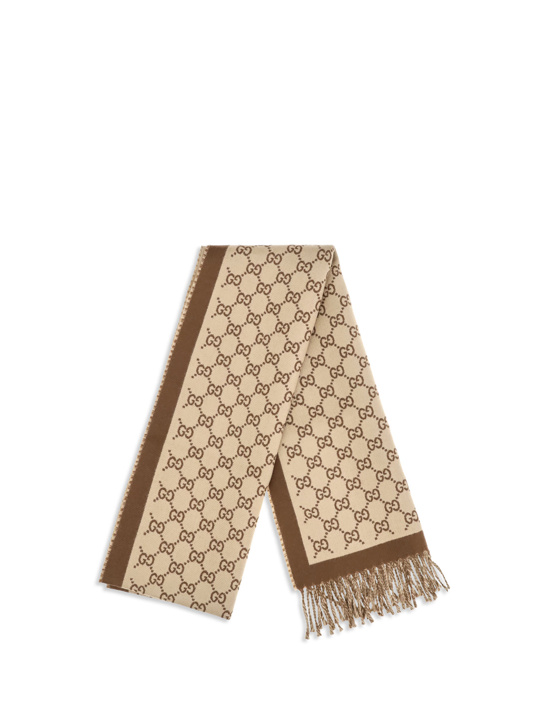 GUCCI OS gg all-over wool scarf