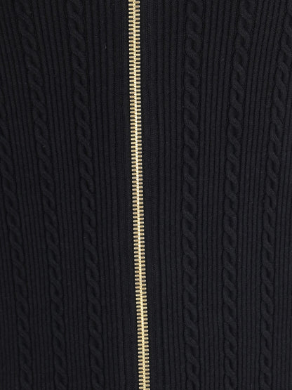 BALMAIN 36 knit midi skirt