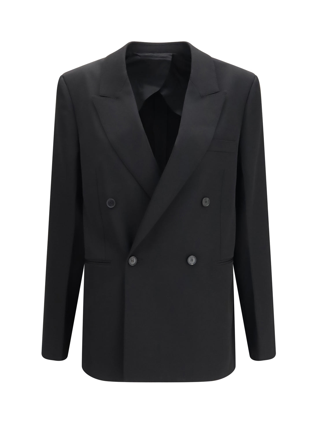 FENDI 42 double-breasted wool twill blazer