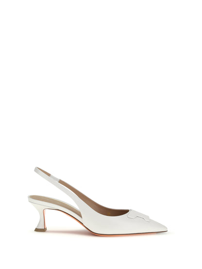 SANTONI 36 taylor slingback pumps