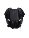 tylar draped v-neck top
