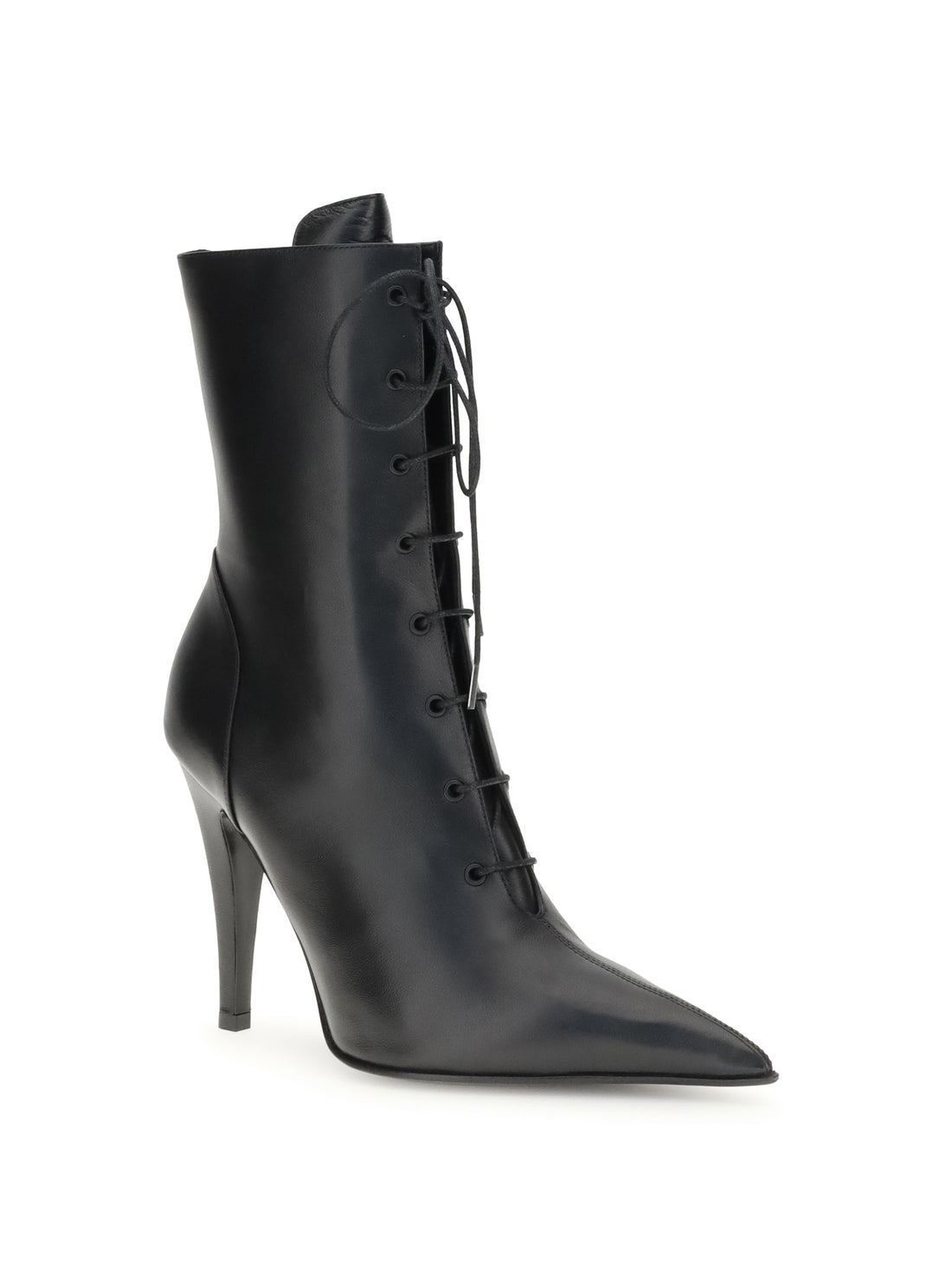 ALEXANDER MCQUEEN 37 leather ankle boots