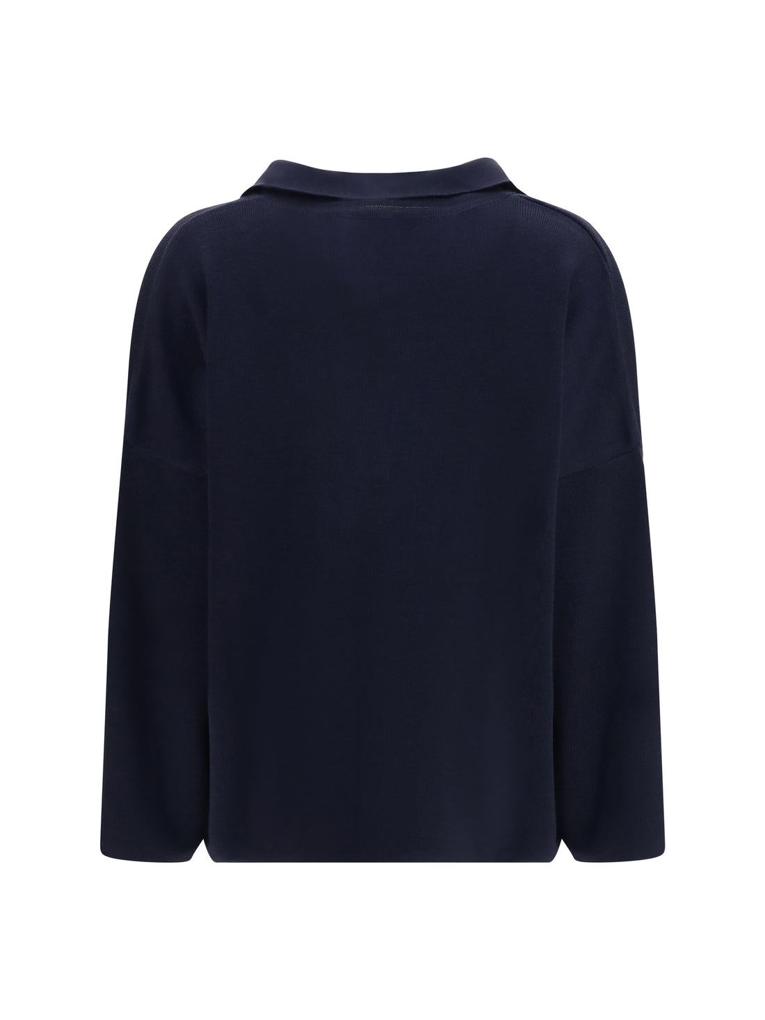 ELLA M wool polo collar sweater