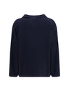wool polo collar sweater