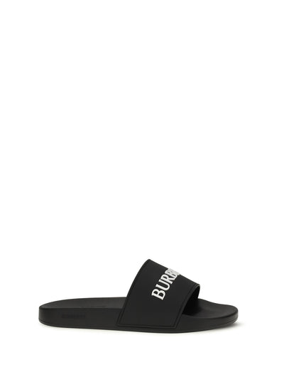 BURBERRY 40 logo slippers