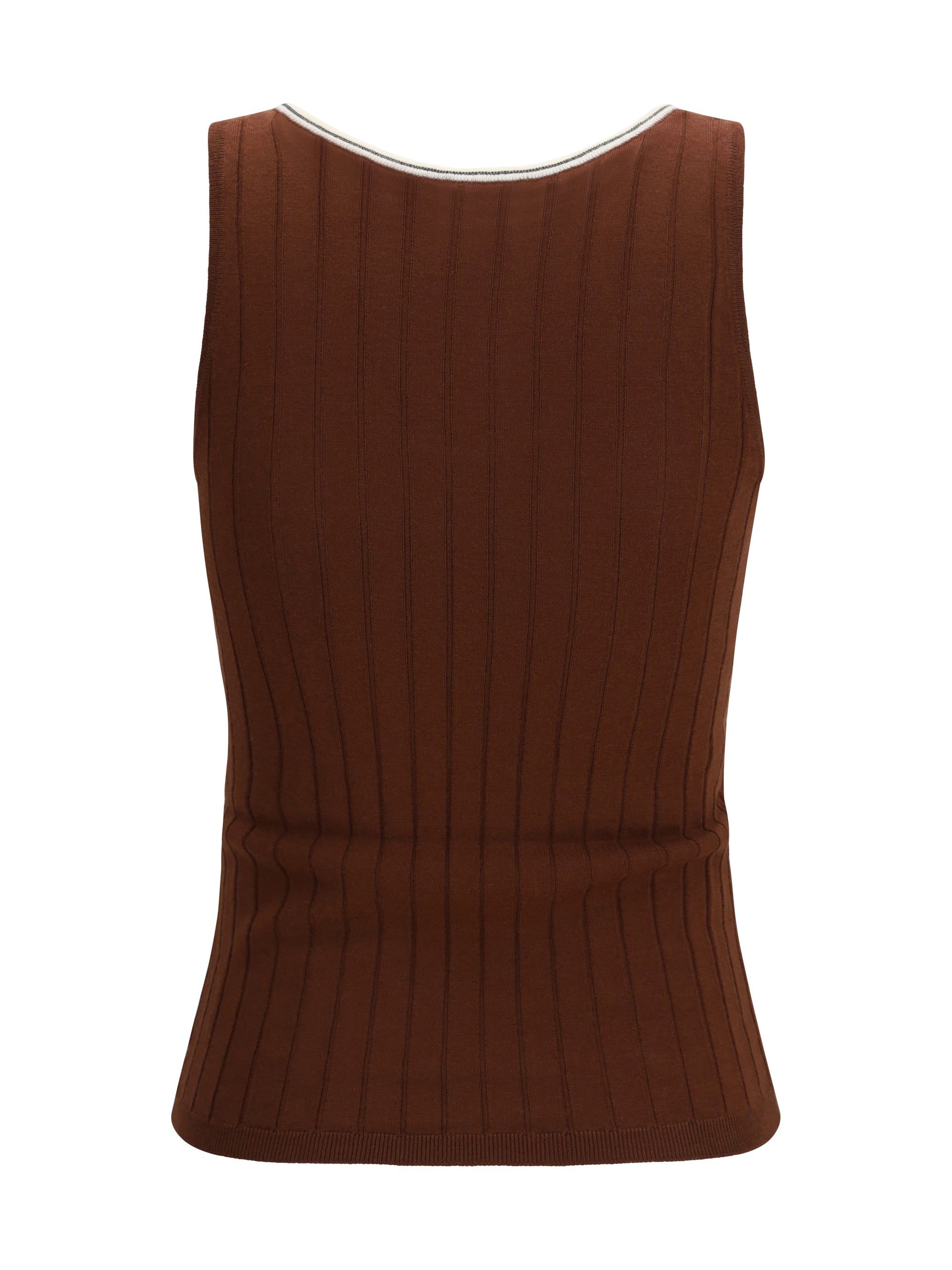 ribbed jersey top