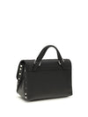 saeta baby leather postina handbag