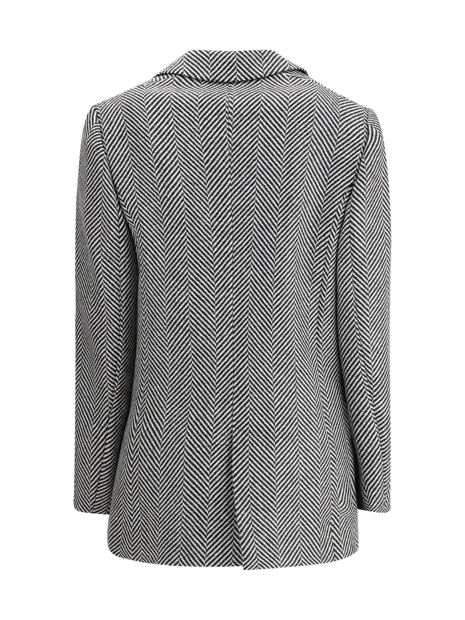 FORTE_FORTE I chic chevron wool jacket