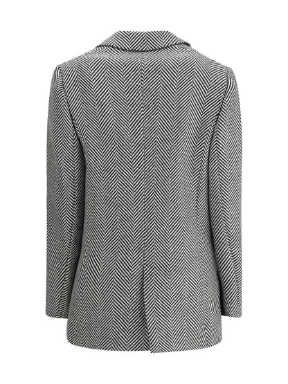 FORTE_FORTE I chic chevron wool jacket