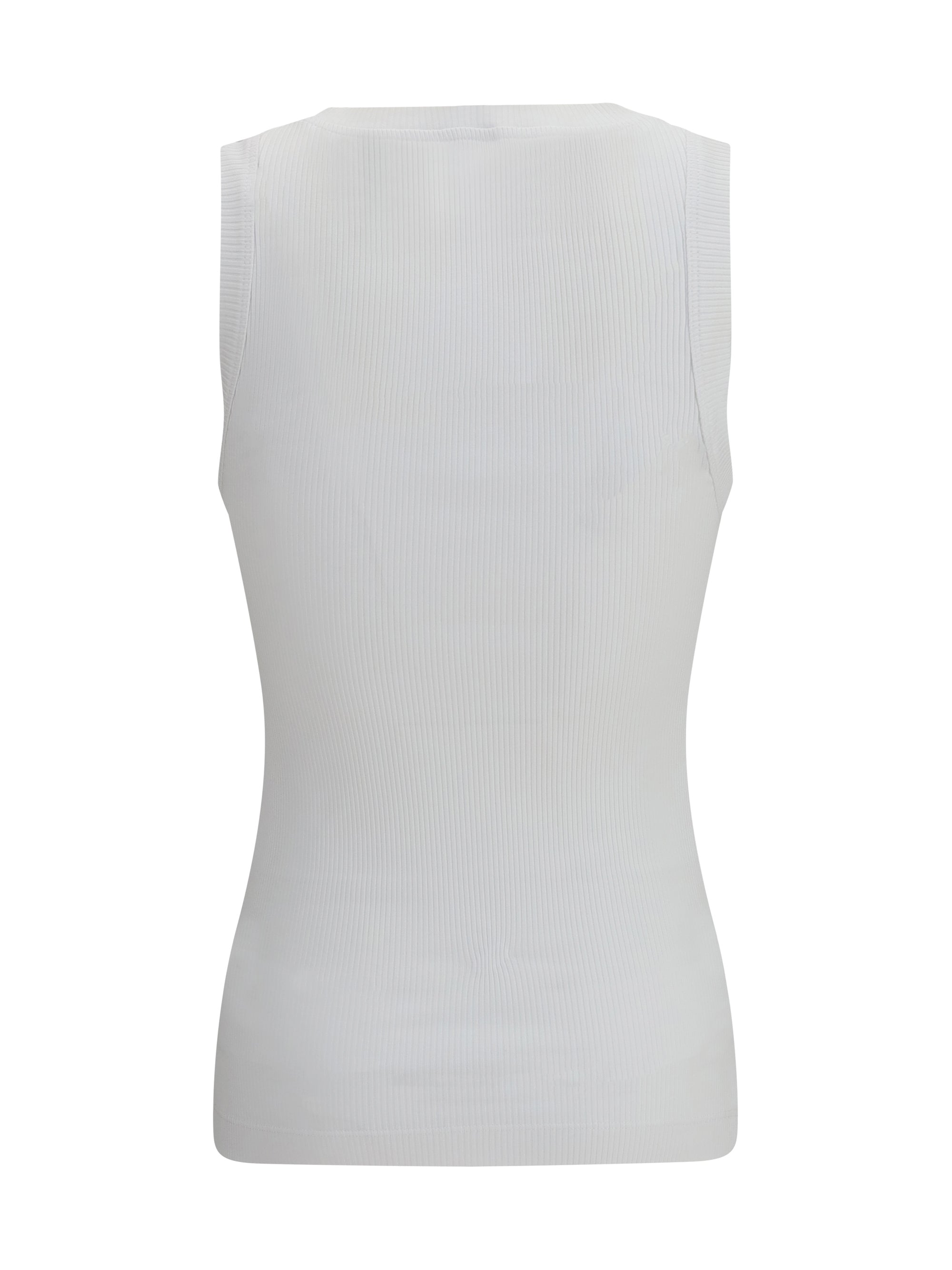 top in cotton with crew neckline
