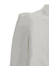ALEXANDER MCQUEEN 42 white shirt with mandarin collar