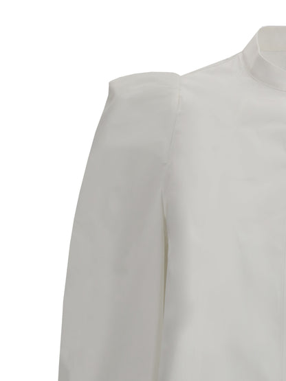 ALEXANDER MCQUEEN 42 white shirt with mandarin collar