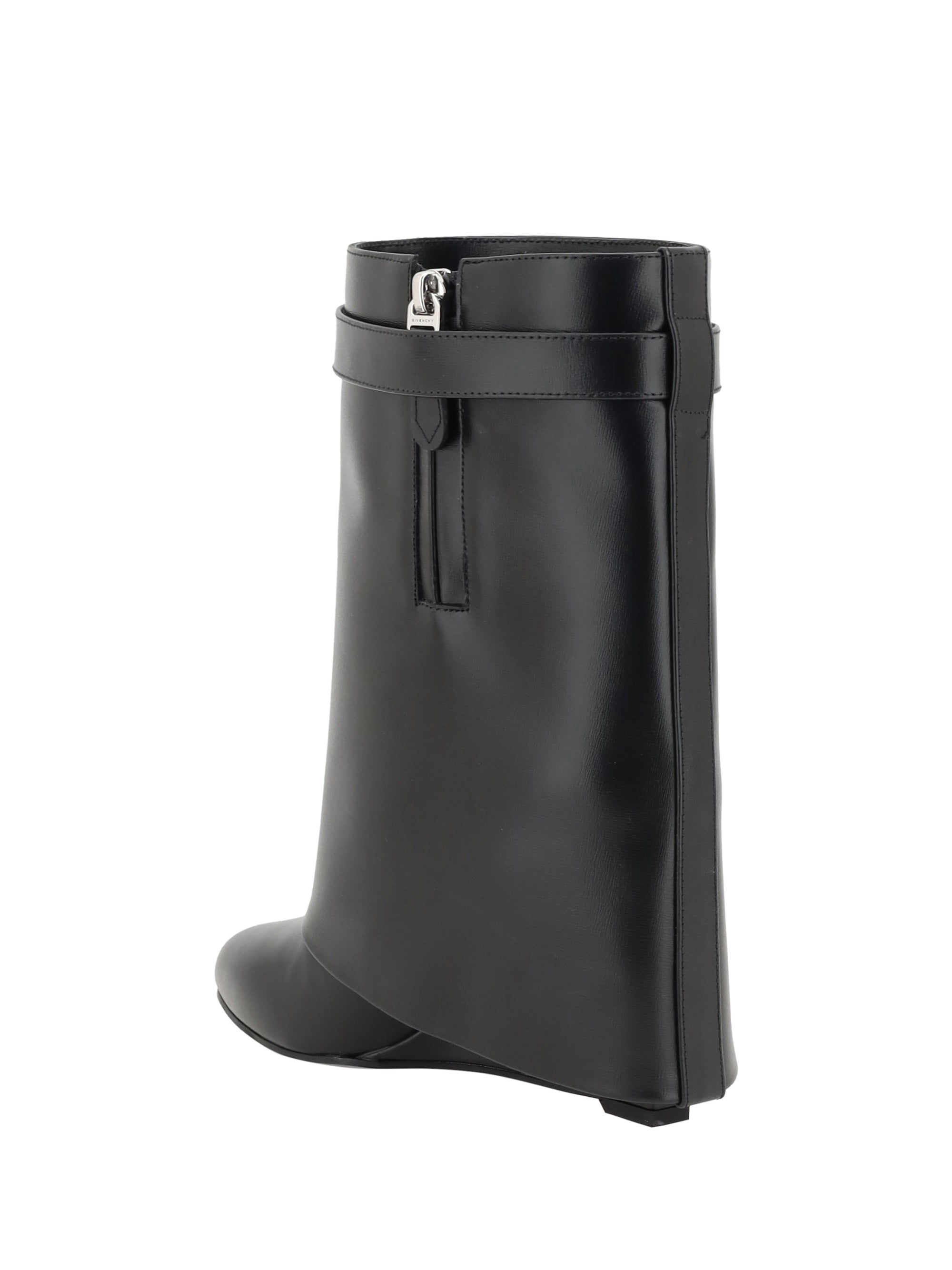 GIVENCHY 36 shark lock ankle boots 