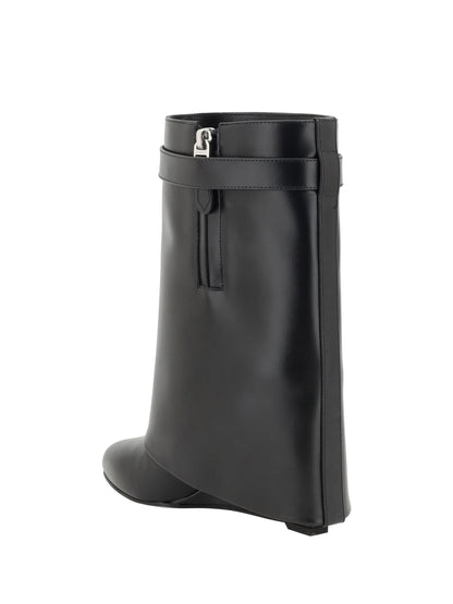 GIVENCHY 36 shark lock ankle boots 