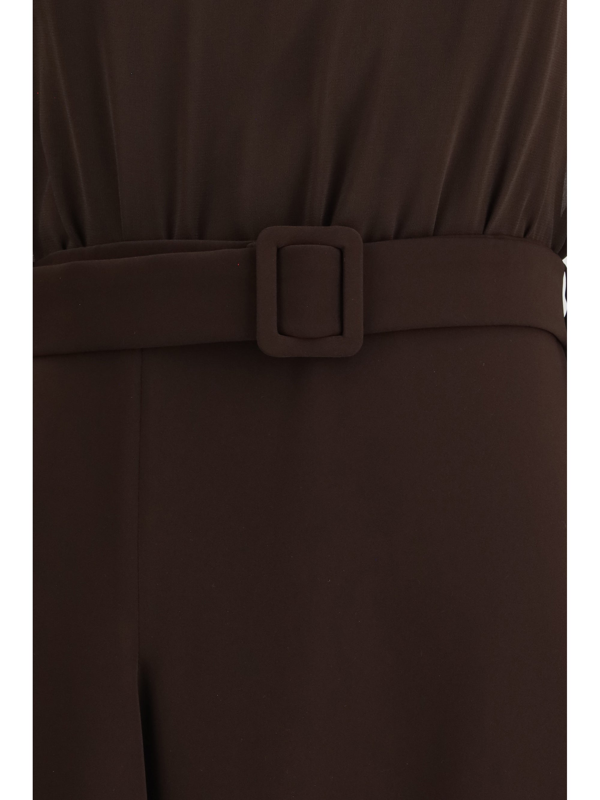 long belted dress