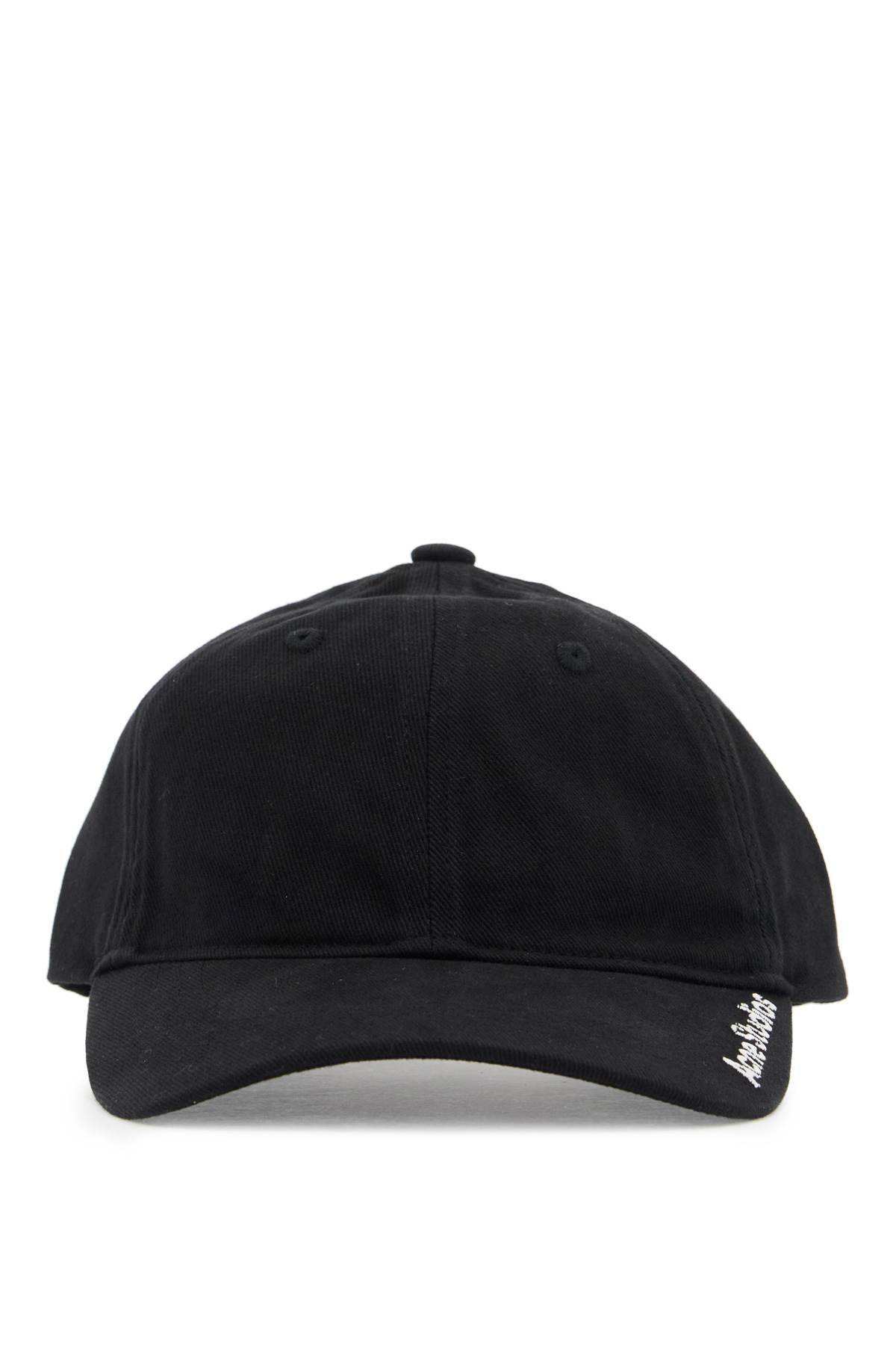 embroidered logo baseball cap with