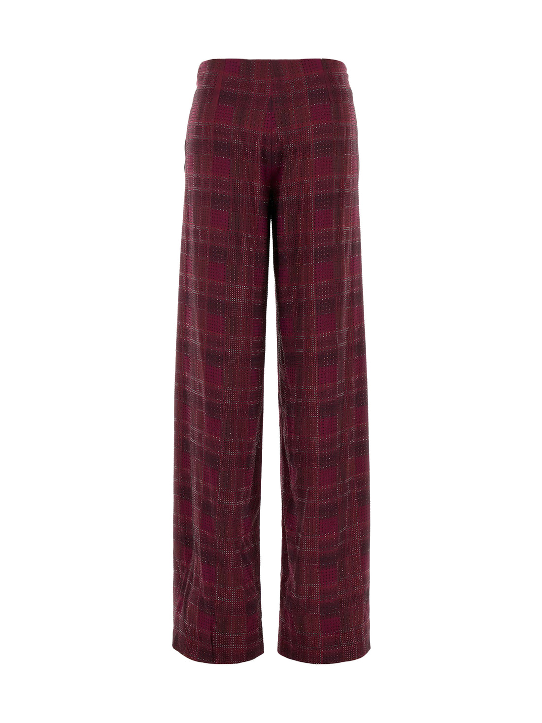 ERMANNO SCERVINO 38 relaxed tailoring check satin pants