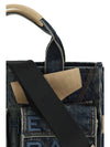 medium cargo denim tote bag