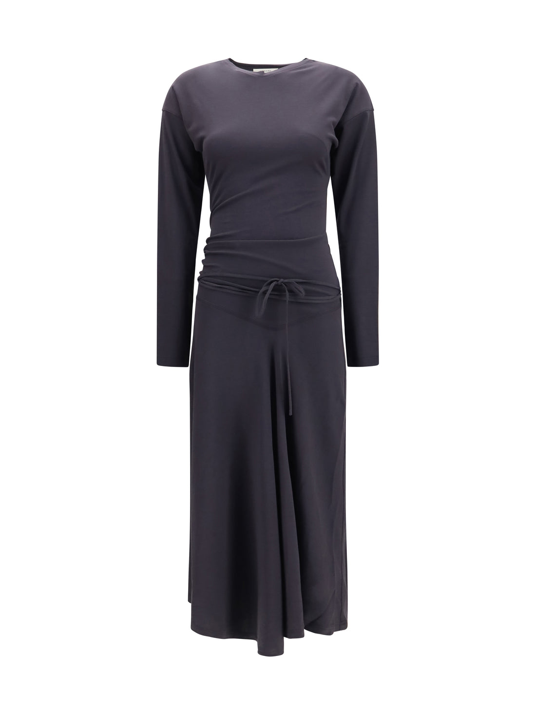 LEMAIRE M draped fitted long dress