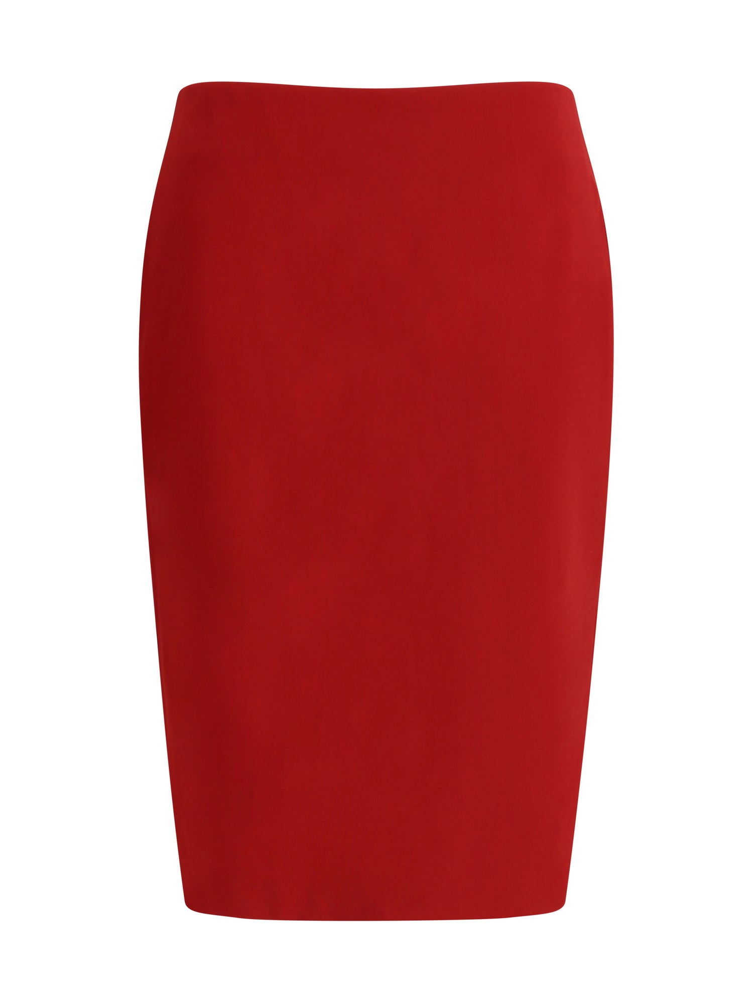 SAINT LAURENT 42 satin pencil skirt
